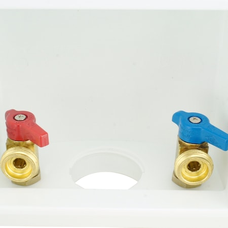 Apollo 1/2 in. Brass PEX-A Barb Washing Machine Outlet Box EPXBOXWM
